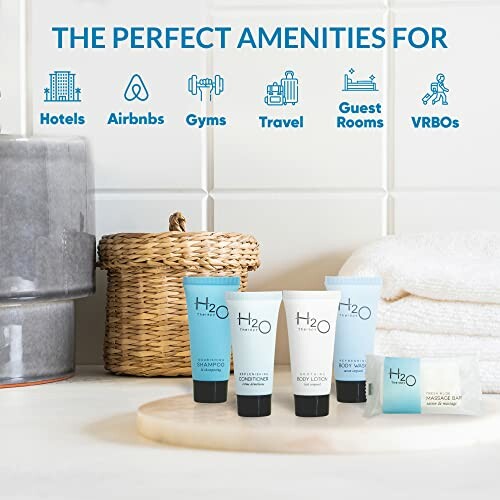 H2O Therapy Hotel Soaps & Toiletries Bulk Set