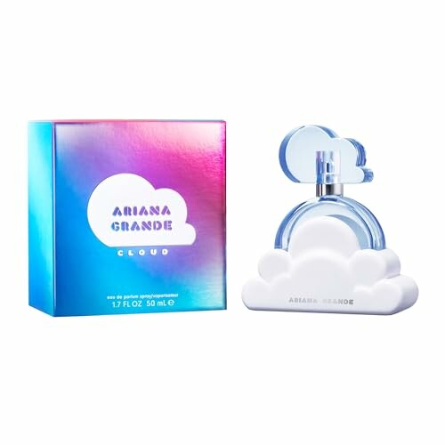 Ariana Grande Cloud perfume bottle and box