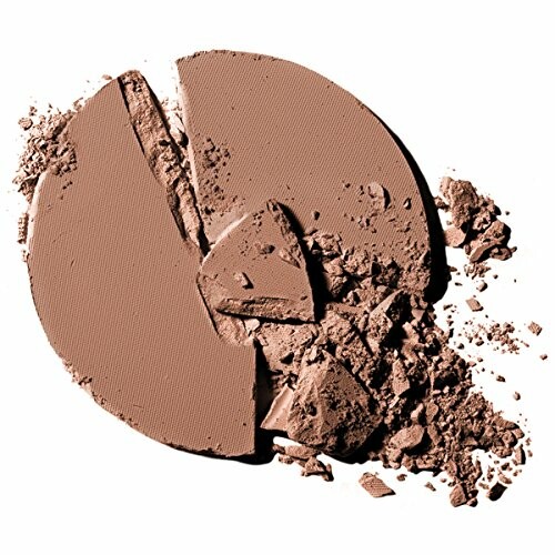 Crushed face powder in neutral shade