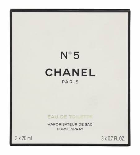Chanel No. 5 Eau de Toilette Purse Spray box.