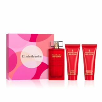Elizabeth Arden Red Door gift set with perfume and lotions.