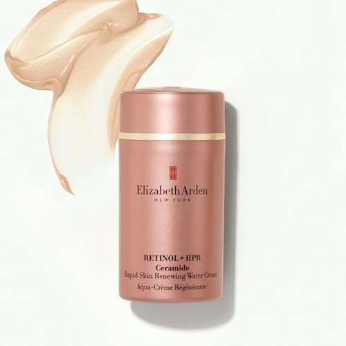 Elizabeth Arden Retinol+HPR Ceramide cream with swirled texture