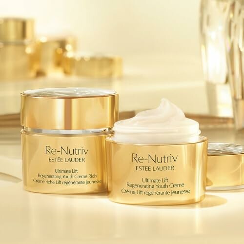 Estee Lauder Re-Nutriv Ultimate Lift cream jars