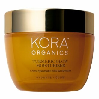 KORA Organics Turmeric Glow Moisturizer jar