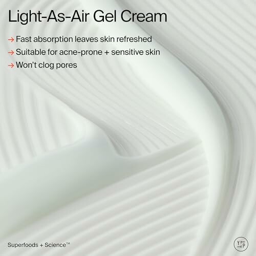 Light-As-Air Gel Cream features and benefits.