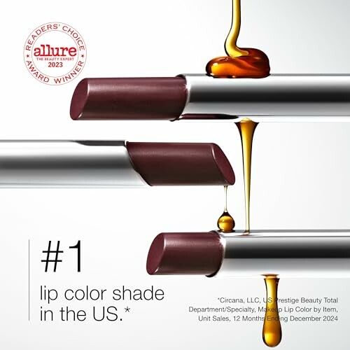 Award-winning lip color with top shade in the U.S.