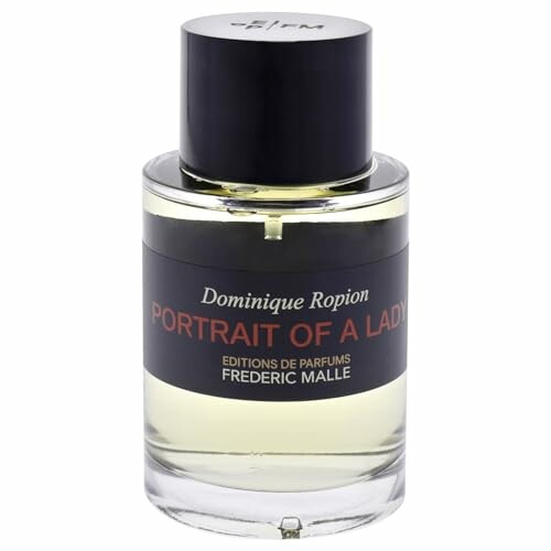 Bottle of Portrait of a Lady perfume by Frederic Malle. A luxurious and elegant eau de parfum that exudes sophistication and refinement.