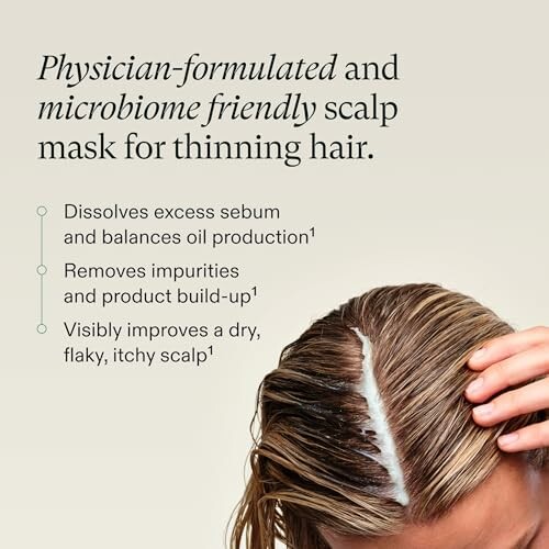 Scalp mask for thinning hair with benefits and application.