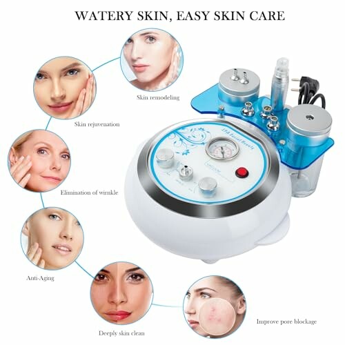 Skin care device with benefits like rejuvenation and anti-aging.