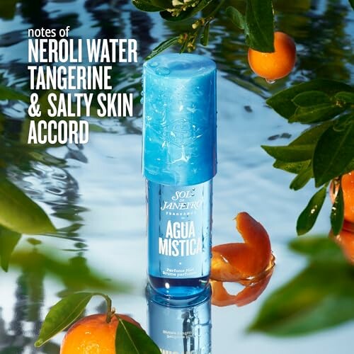 Sol de Janeiro perfume with neroli, tangerine, and salty skin notes.